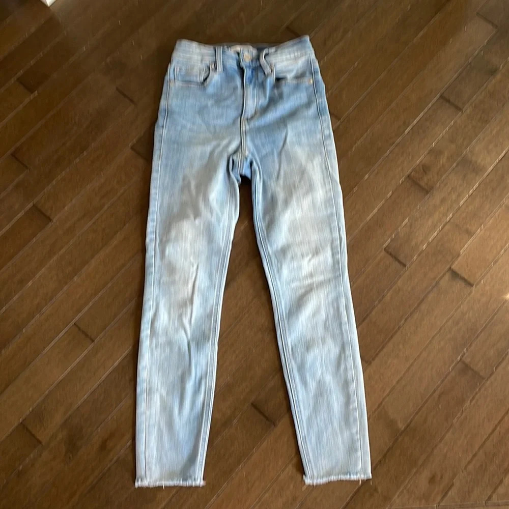 Dynamite Kate Highrise Skinny jeans light blue size 24